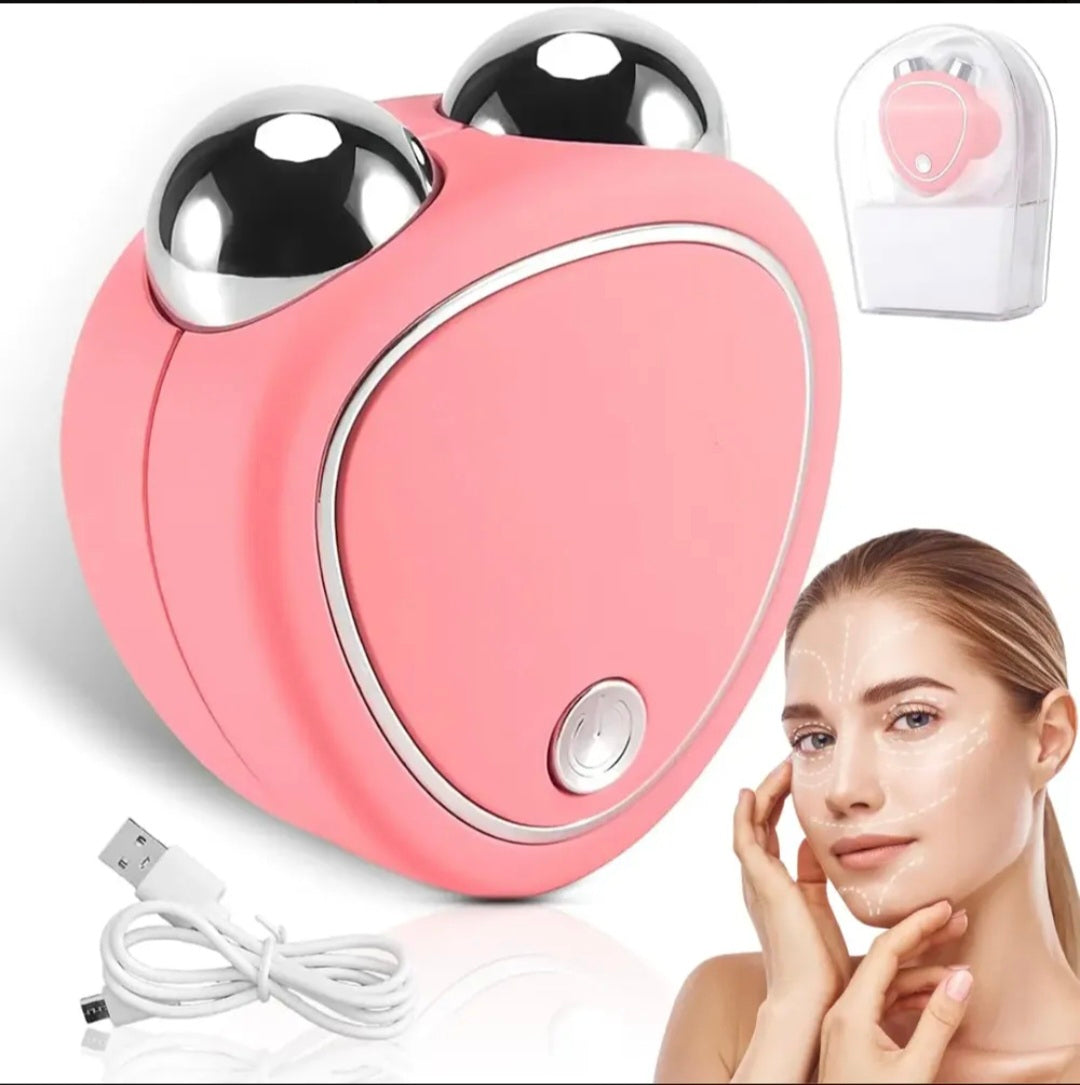 MASAJEADOR FACIAL CON MICROCORRIENTE
